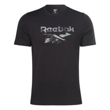 Reebok Identity Modern Camo Short Sleeve Shirt, Black 